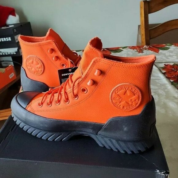 plaid lugged converse